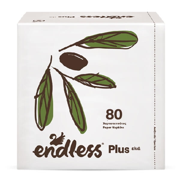 ENDLESS ΧΑΡΤΟΠΕΤΣΕΤΑ 80Φ/30x30cm PLUS ΕΛΙΑ