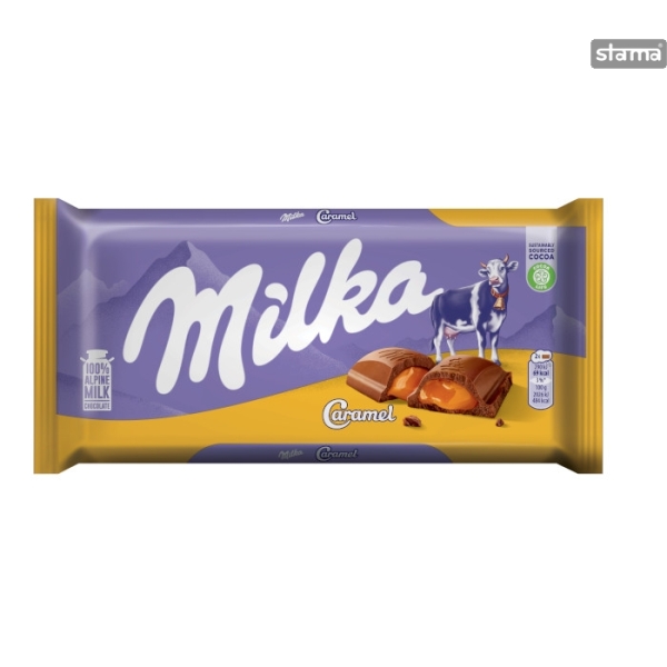 MILKA ΣΟΚΟΛΑΤΑ 100gr CARAMEL