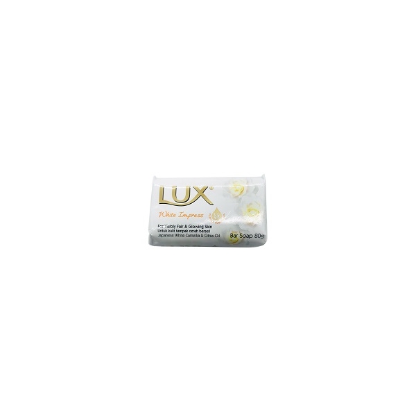 LUX ΣΑΠΟΥΝΙ 80gr WHITE IMPRESS