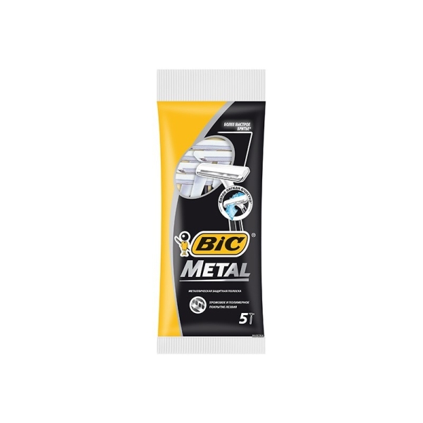 BIC ΞΥΡΑΦΑΚΙΑ 5τεμ METAL