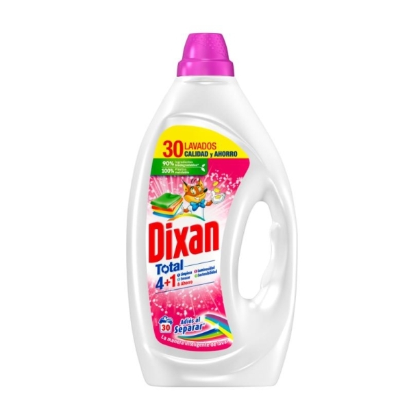 DIXAN GEL 30D/1,35lit TOTAL ADIOS SEPARAR