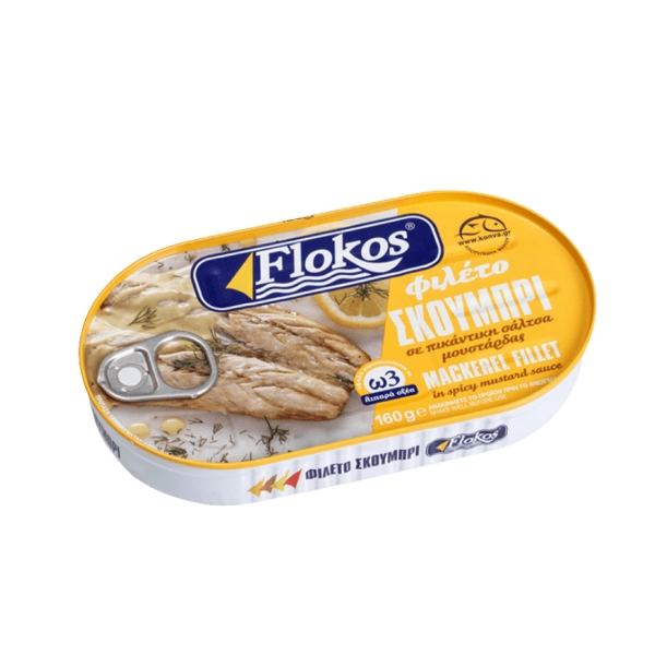 FLOKOS ΣΚΟΥΜΠΡΙ 150gr ΠΙΚΑΝΤΙΚΗ ΜΟΥΣΤΑΡΔΑ