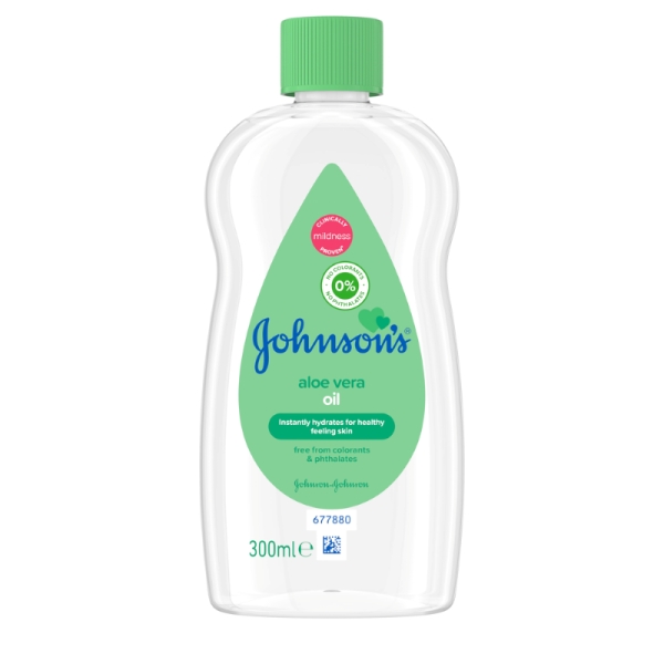 JOHNSON BABY OIL 300ml ALOE VERA