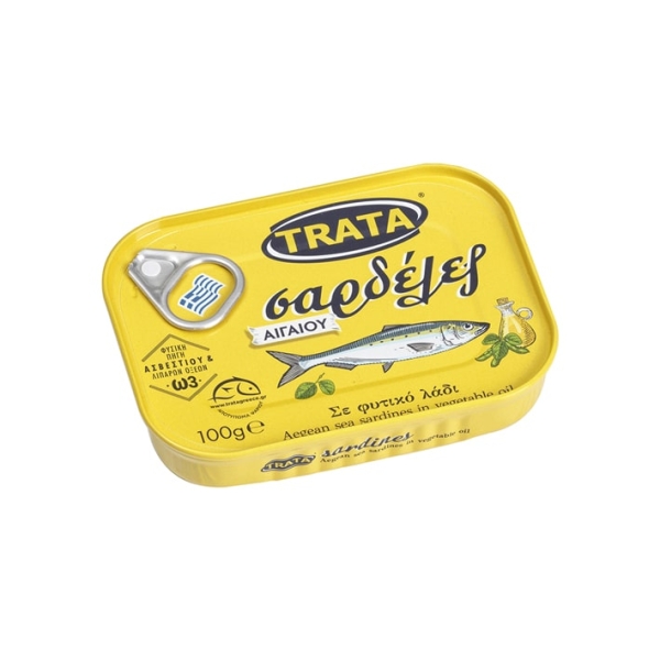 TRATA ΣΑΡΔΕΛΑ 100gr ΣΕ ΛΑΔΙ
